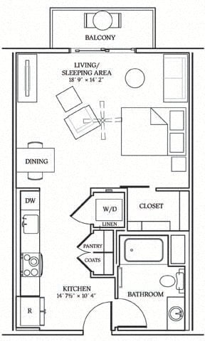 STUDIO 7 floor plan