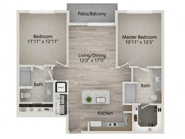 B1A floor plan