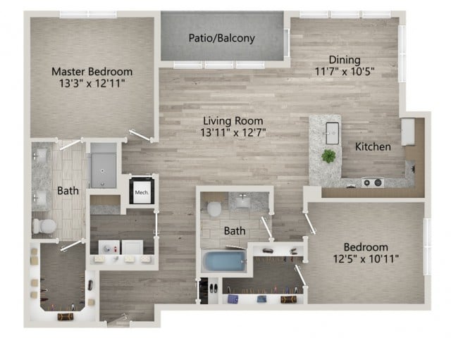 B2 floor plan