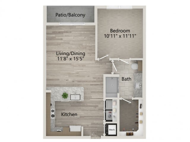 A2 floor plan