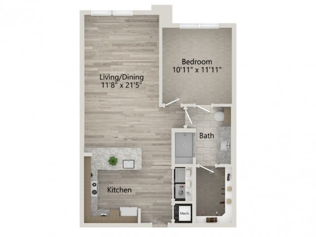 A2A floor plan