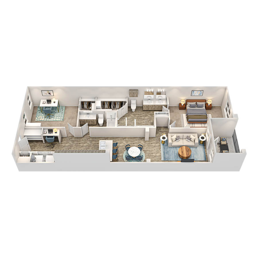 Buda floor plan
