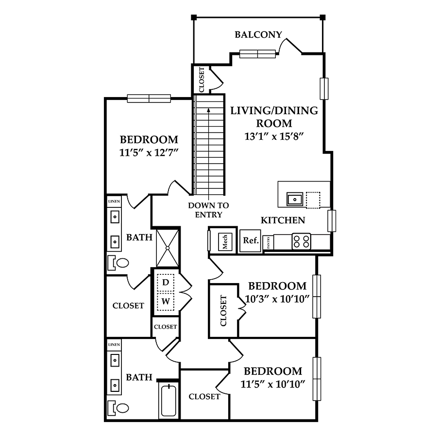 C1B floor plan