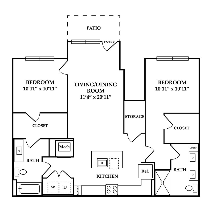B1A floor plan