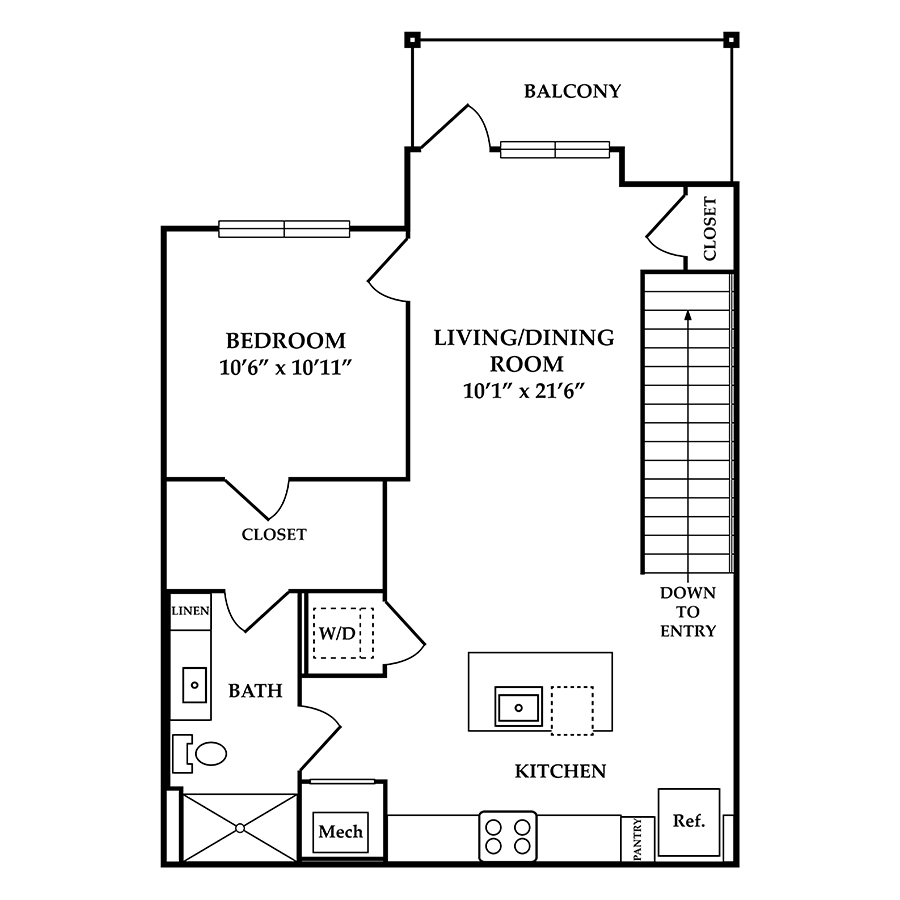 A1B floor plan