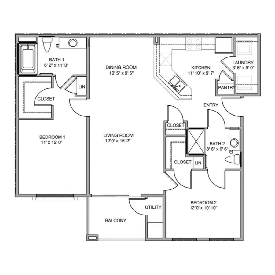 B2 floor plan