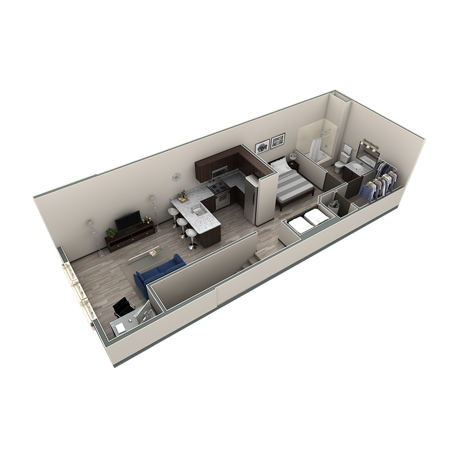 Studio Grand Overlook floor plan