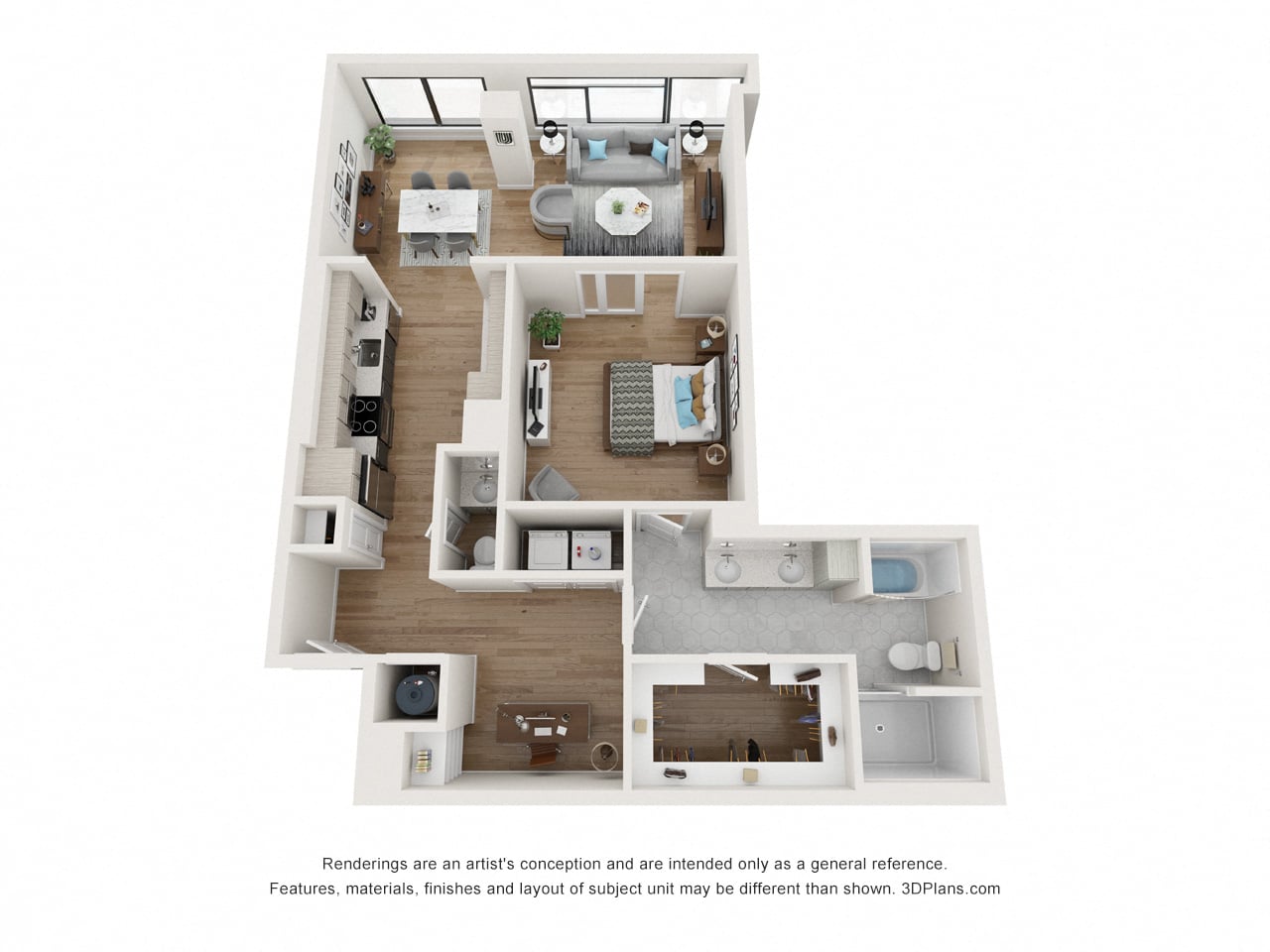 A5 w/ Den floor plan