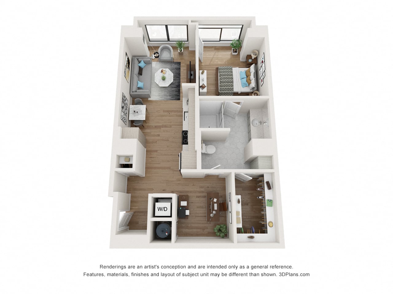 A3 w/ Den floor plan