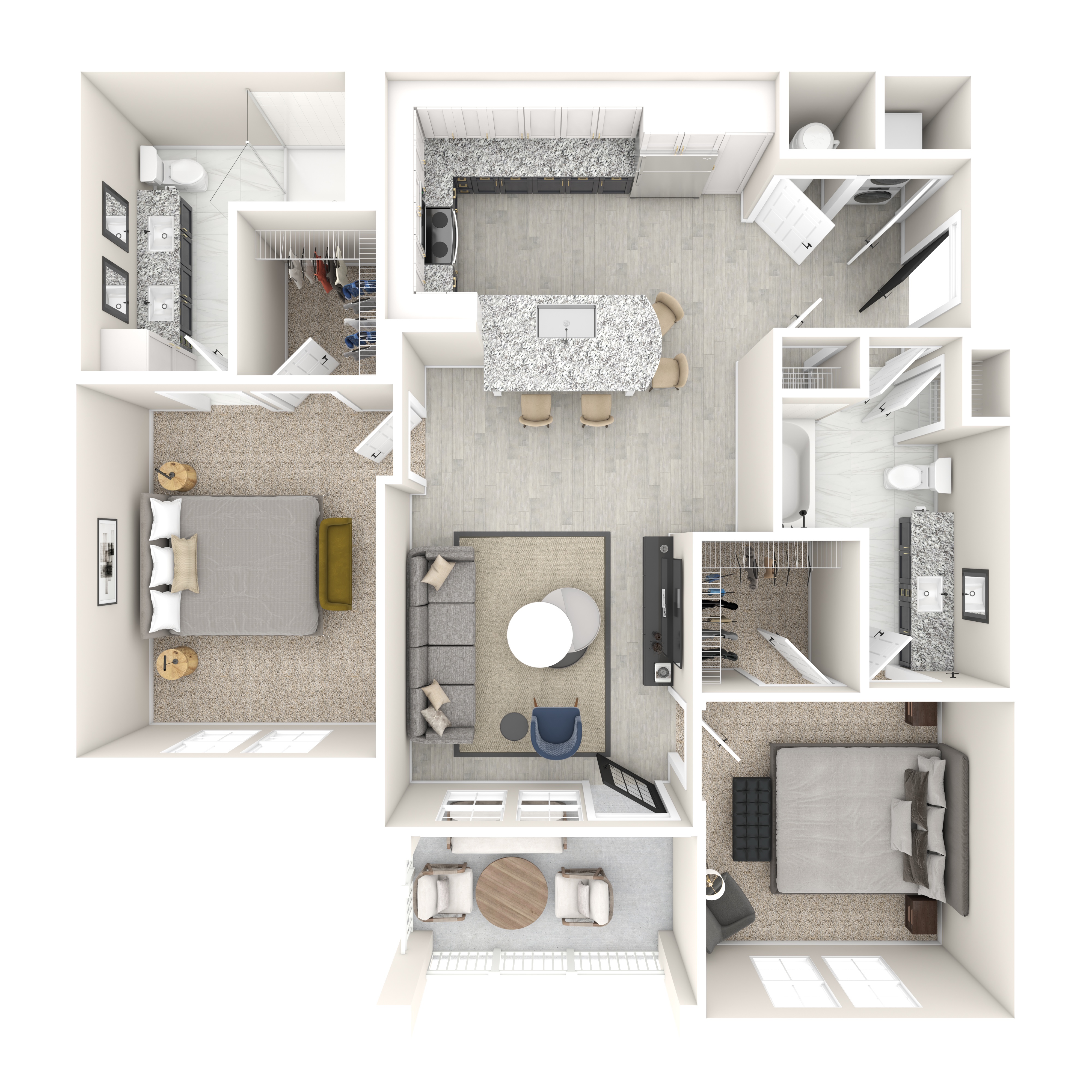 The Ellington floor plan