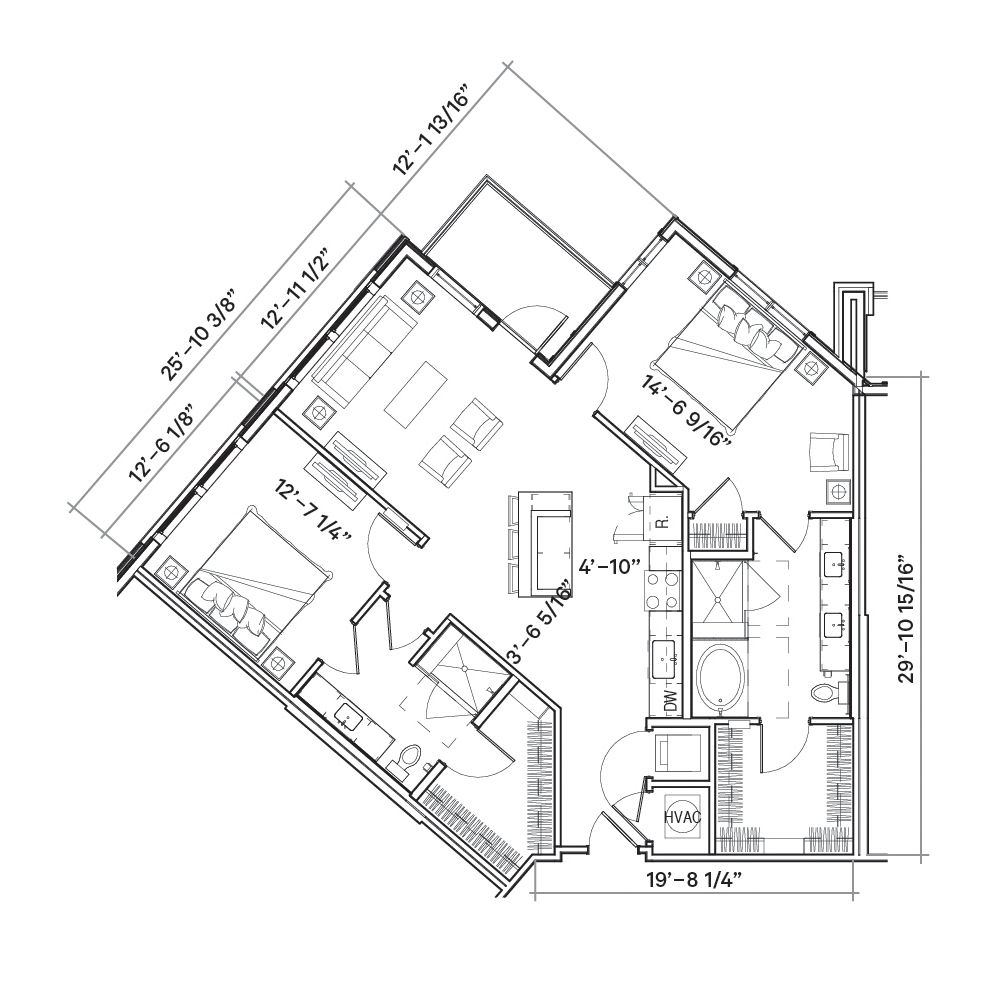 2D floor plan