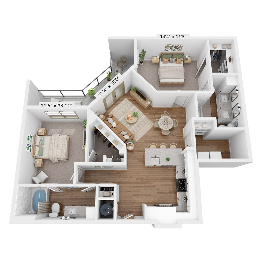 B2 floor plan