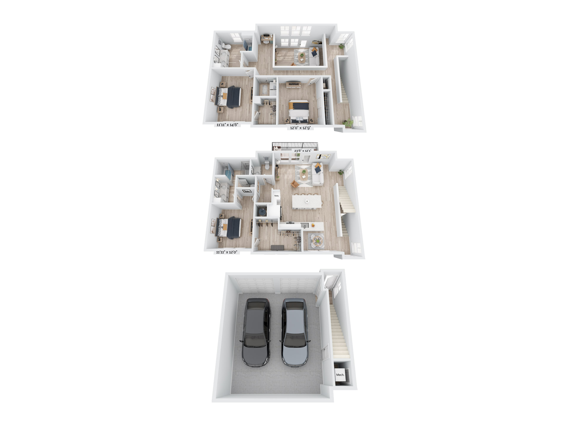 C3 Carriage Home floor plan