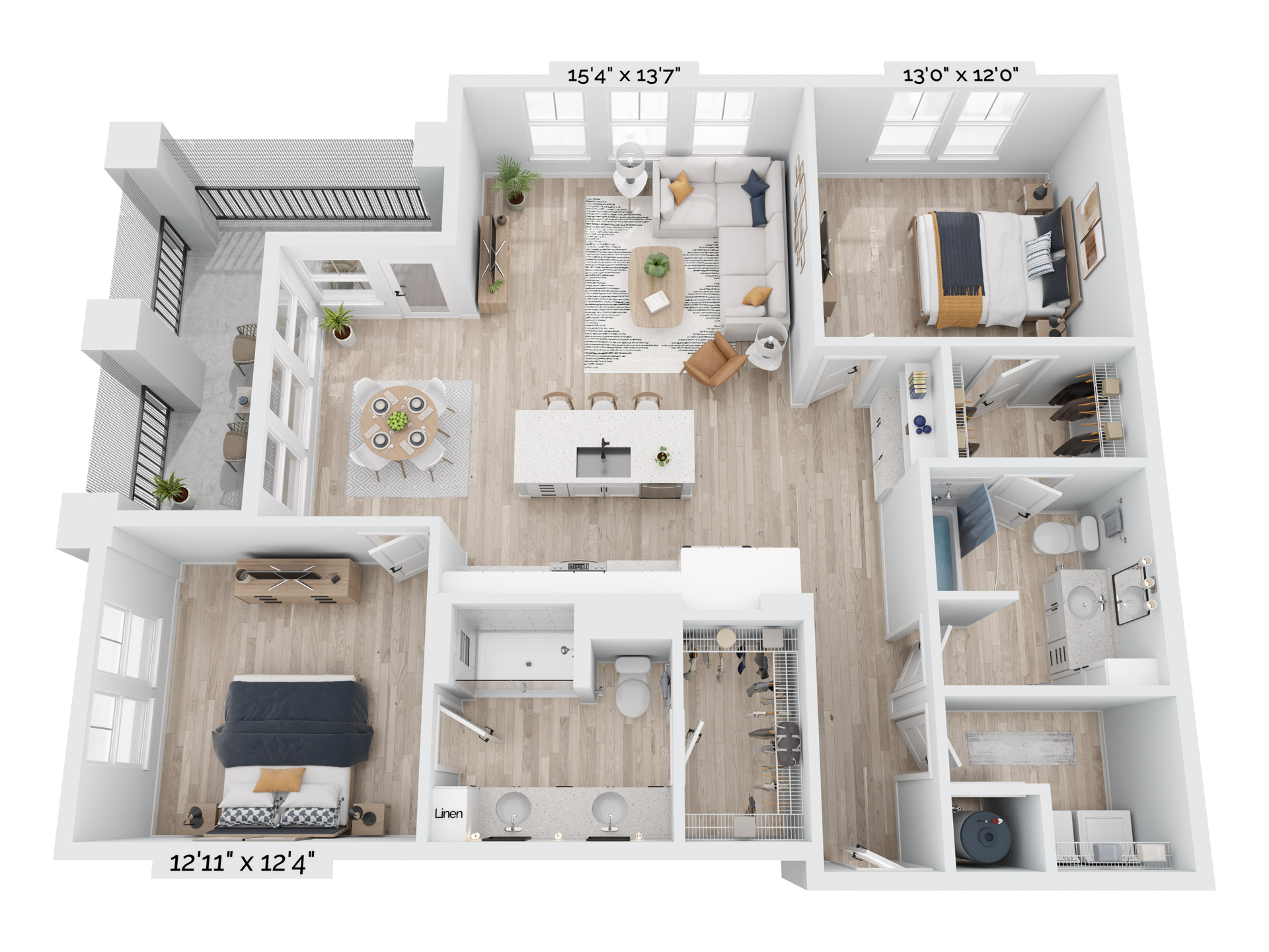 B2 floor plan