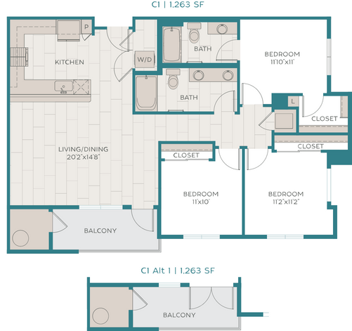 C1 floor plan