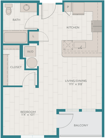 Studio floor plan