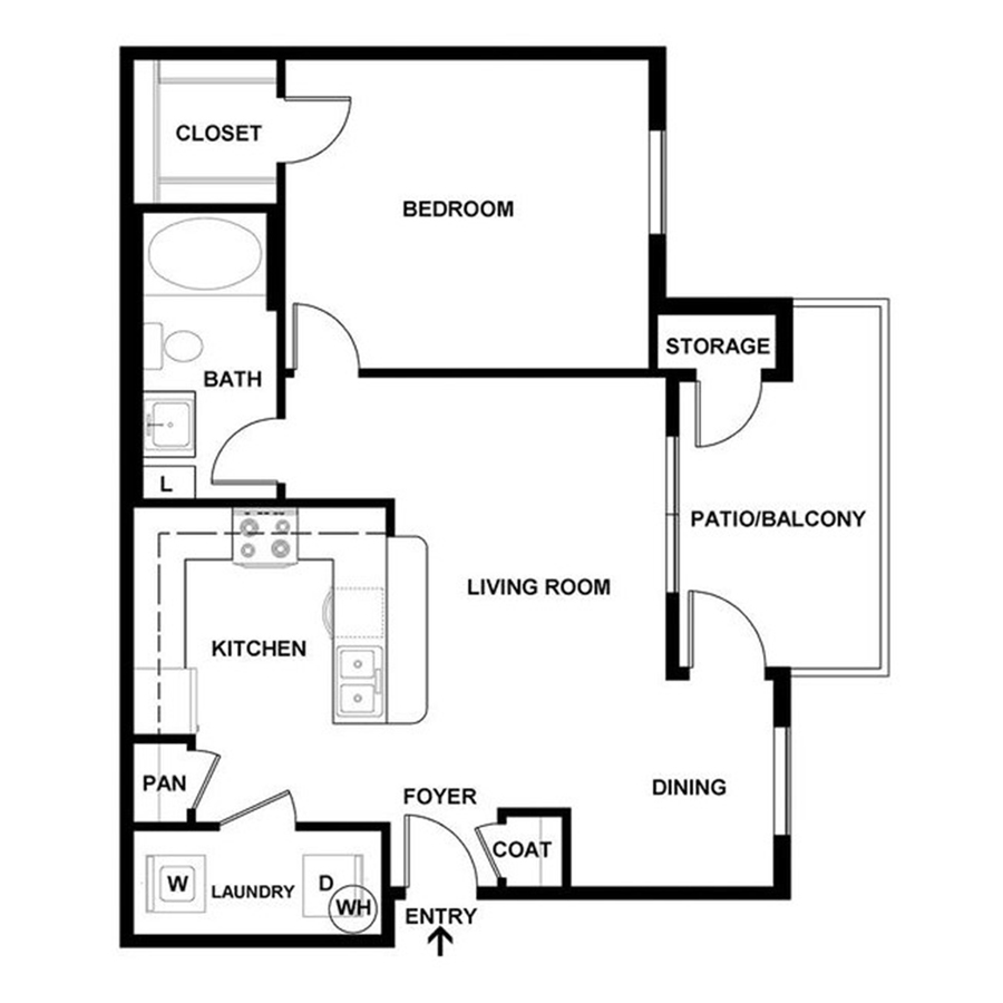 A2 floor plan
