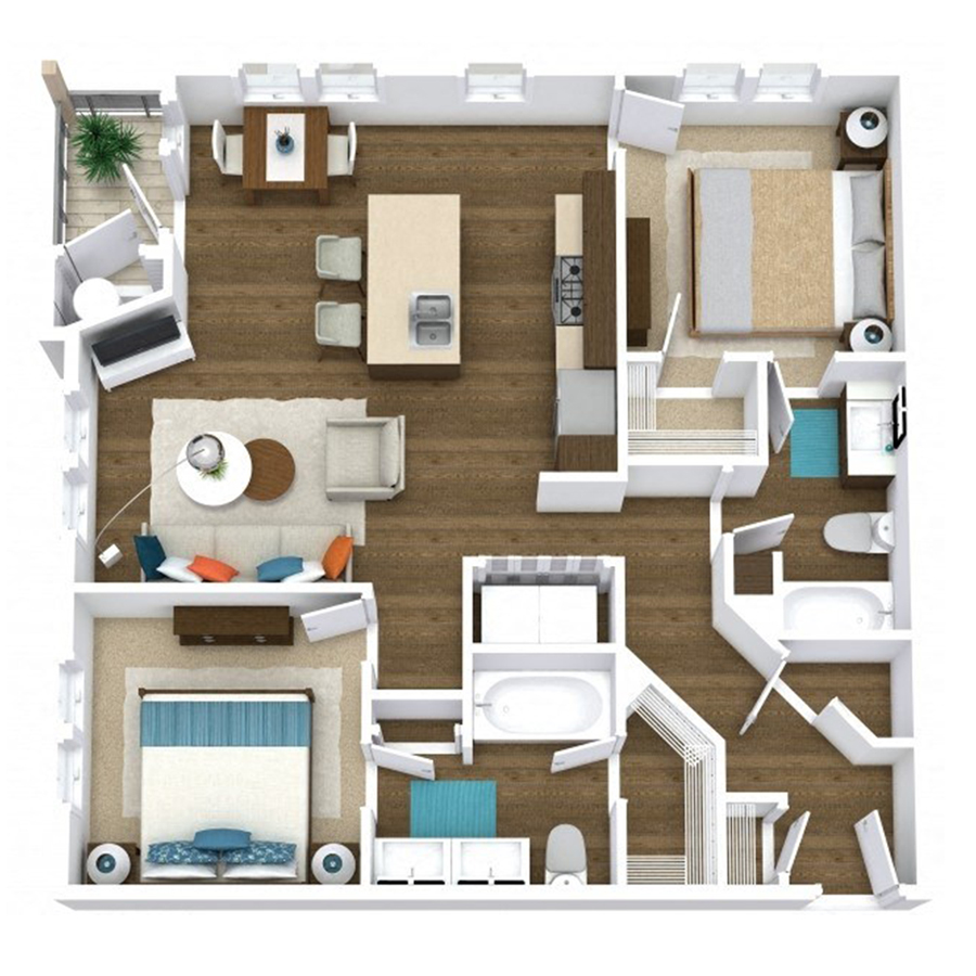 Pedernales floor plan