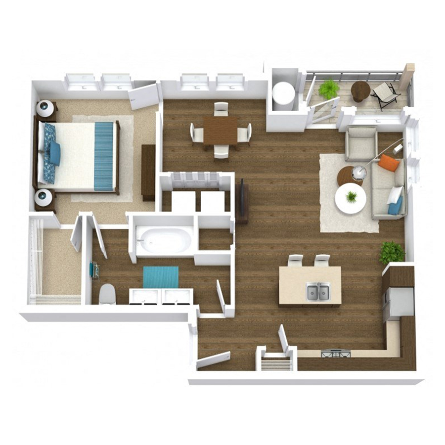 San Gabriel floor plan