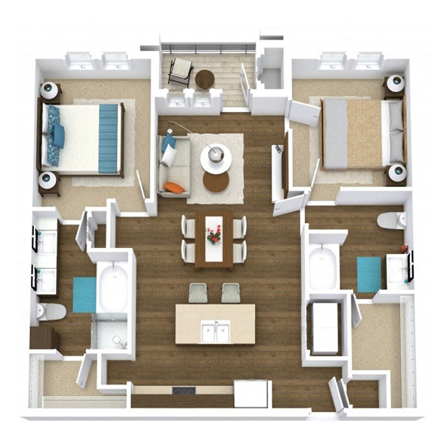 San Marcos floor plan
