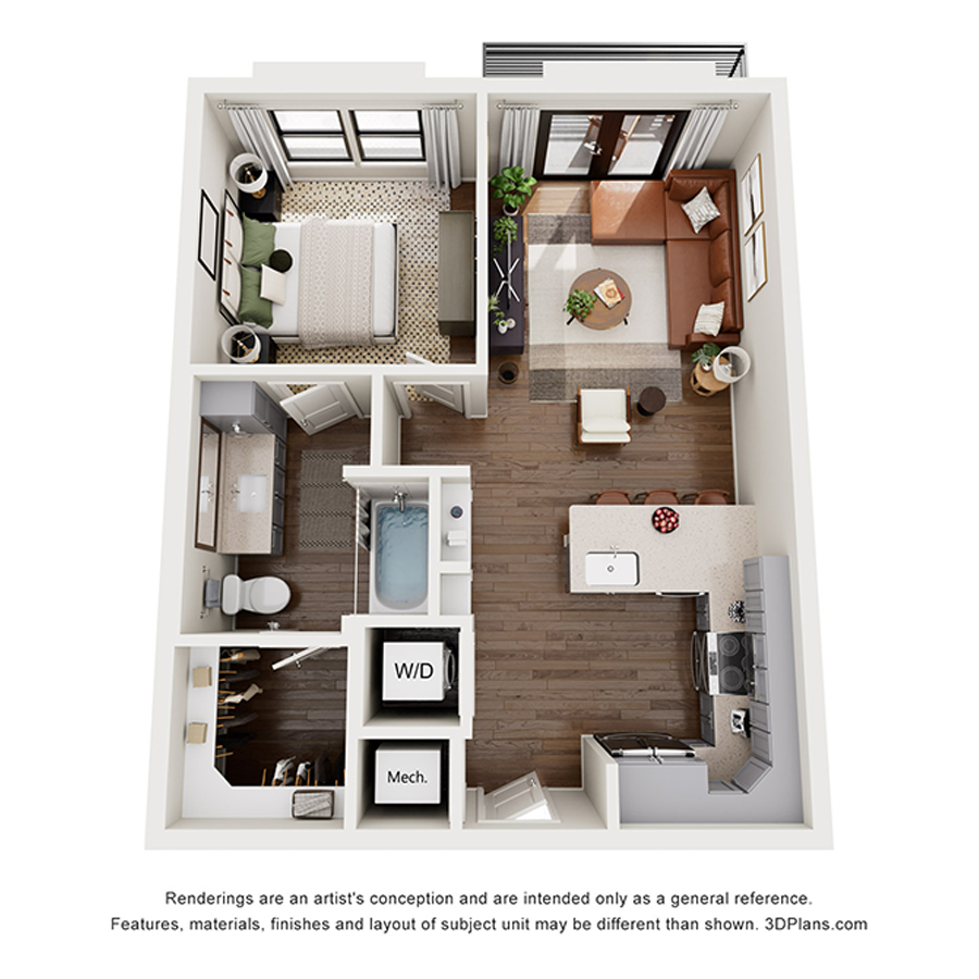 A1c floor plan