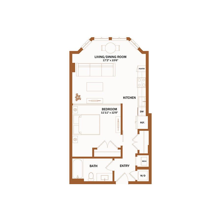 A6 floor plan