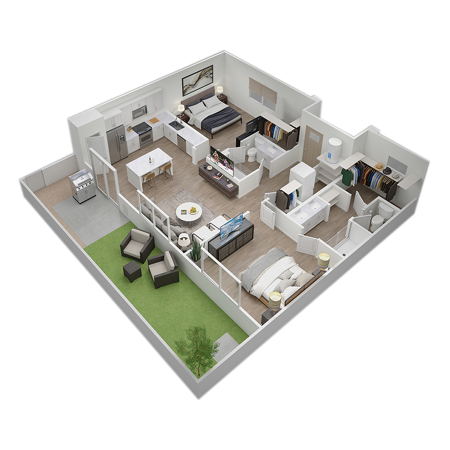Elevate floor plan