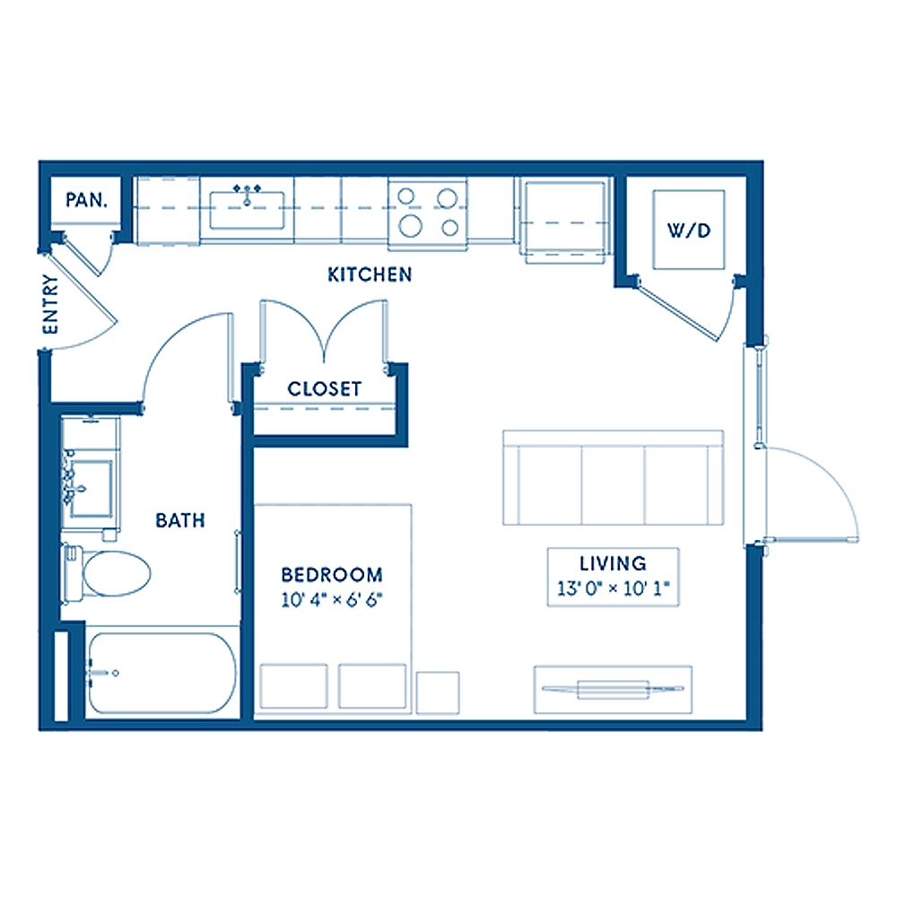 E1 floor plan