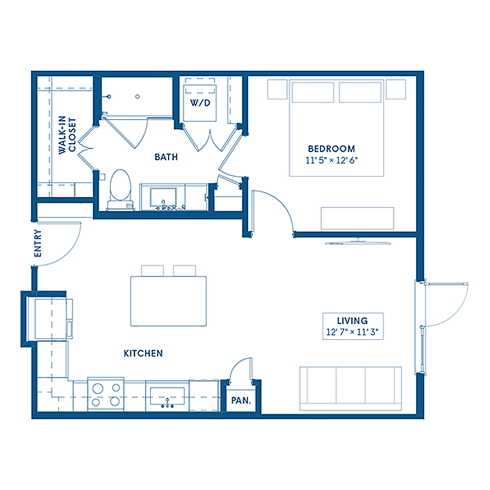 A2 floor plan