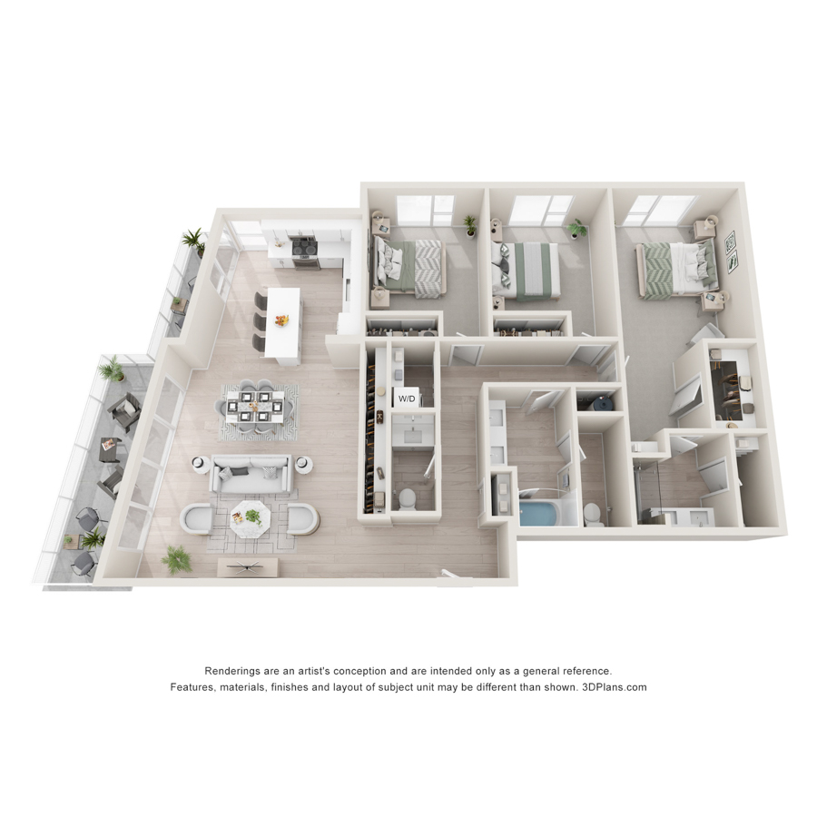 Barbados Villa floor plan