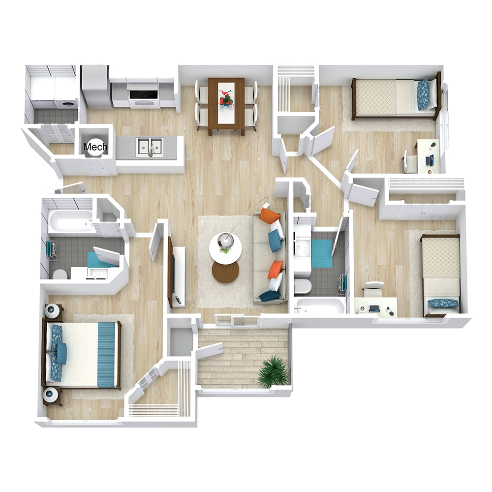 The Fieldstone floor plan