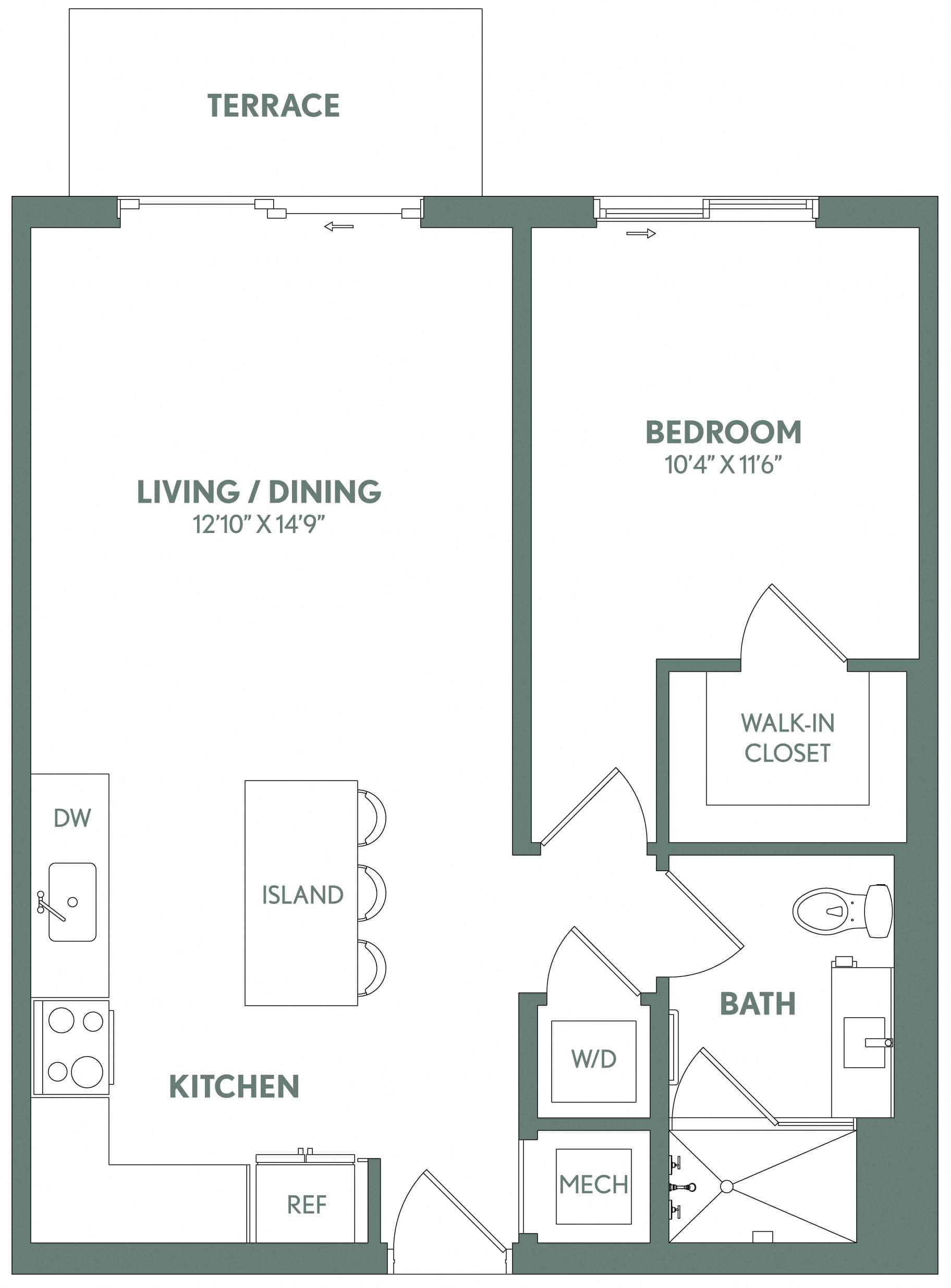 A2 floor plan
