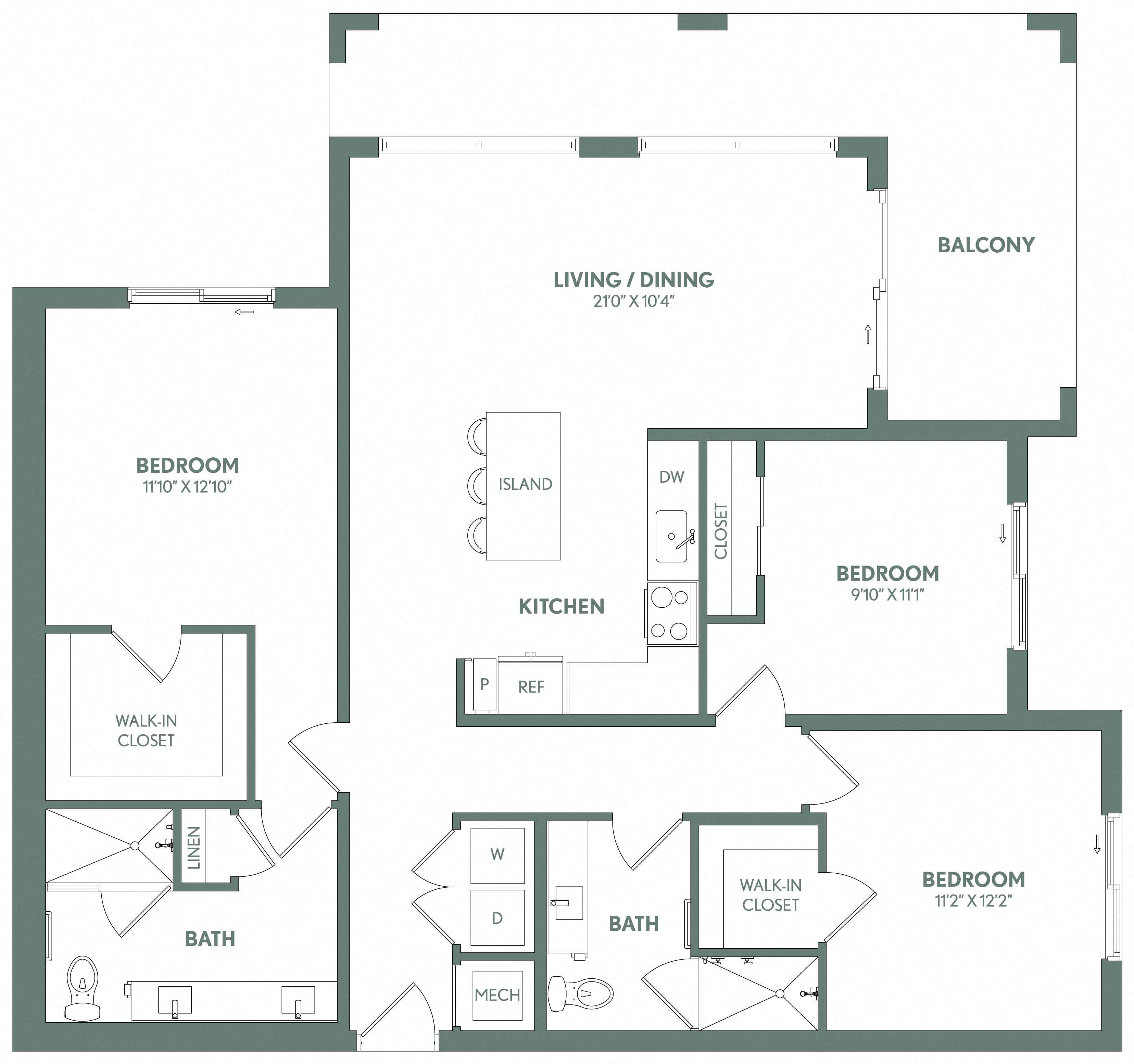 C1 floor plan