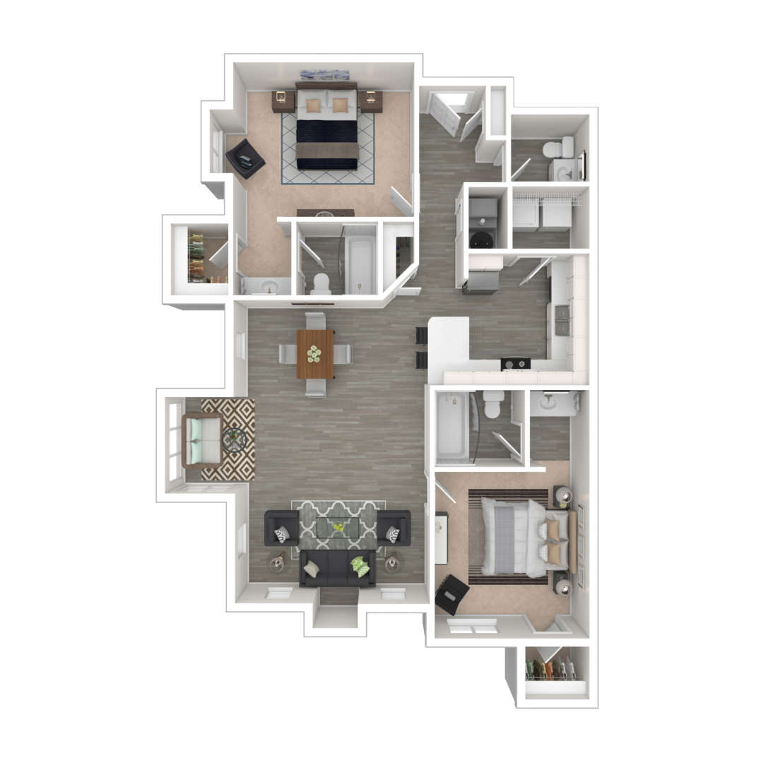 2 Bedroom Apartment – 3475 Pleasant Hill Rd #1109, Duluth, GA