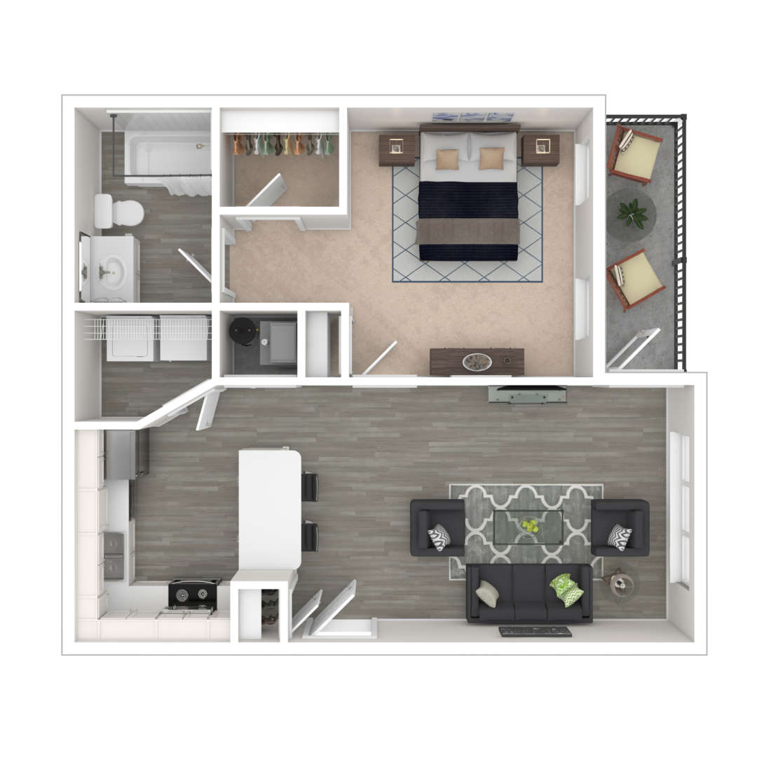 1 Bedroom Apartment – 3475 Pleasant Hill Rd #711, Duluth, GA