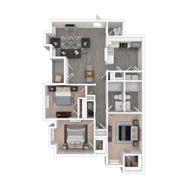 3 Bedroom Apartment – 3475 Pleasant Hill Rd #2908, Duluth, GA
