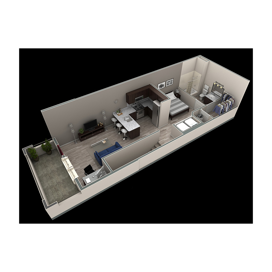 Studio Grand Overlook floor plan
