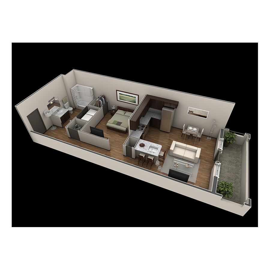 Studio Premier Summit floor plan