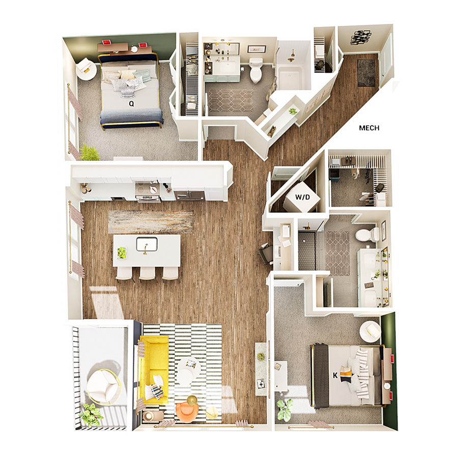B4 floor plan
