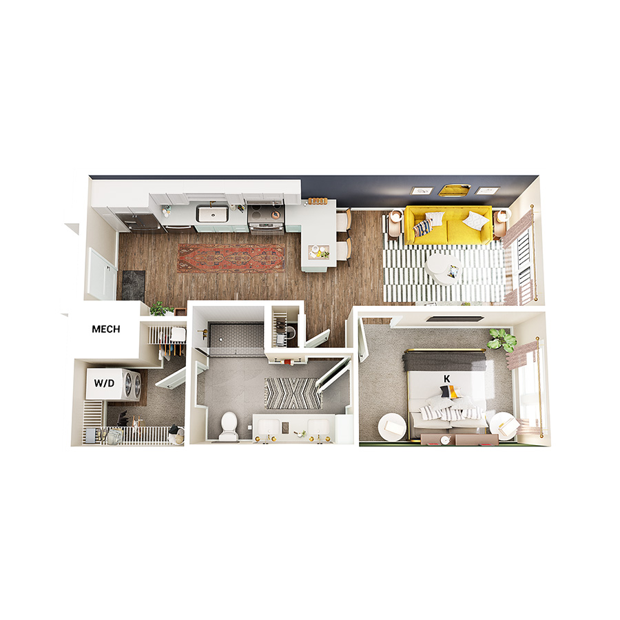 A1 floor plan