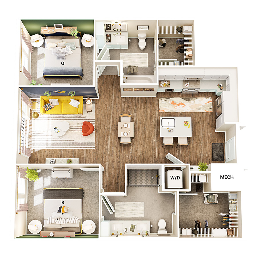 B6 floor plan