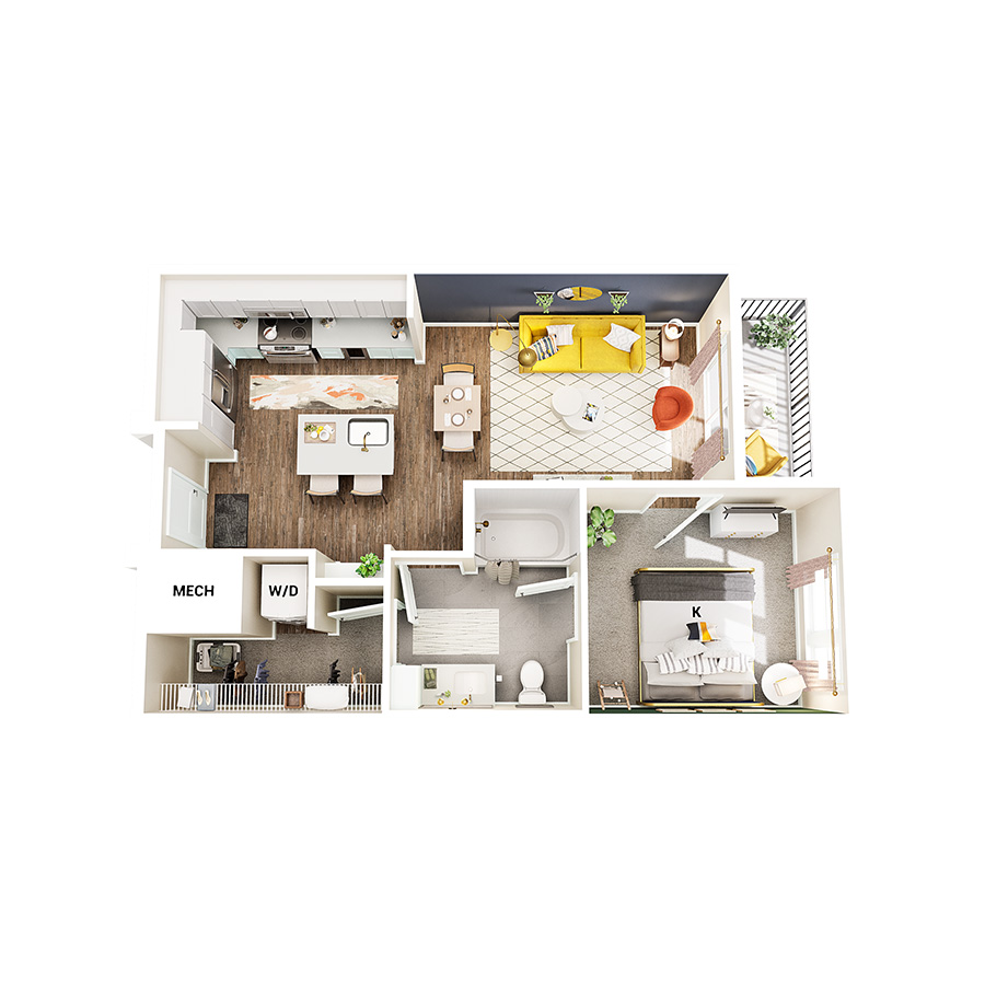 A2 floor plan