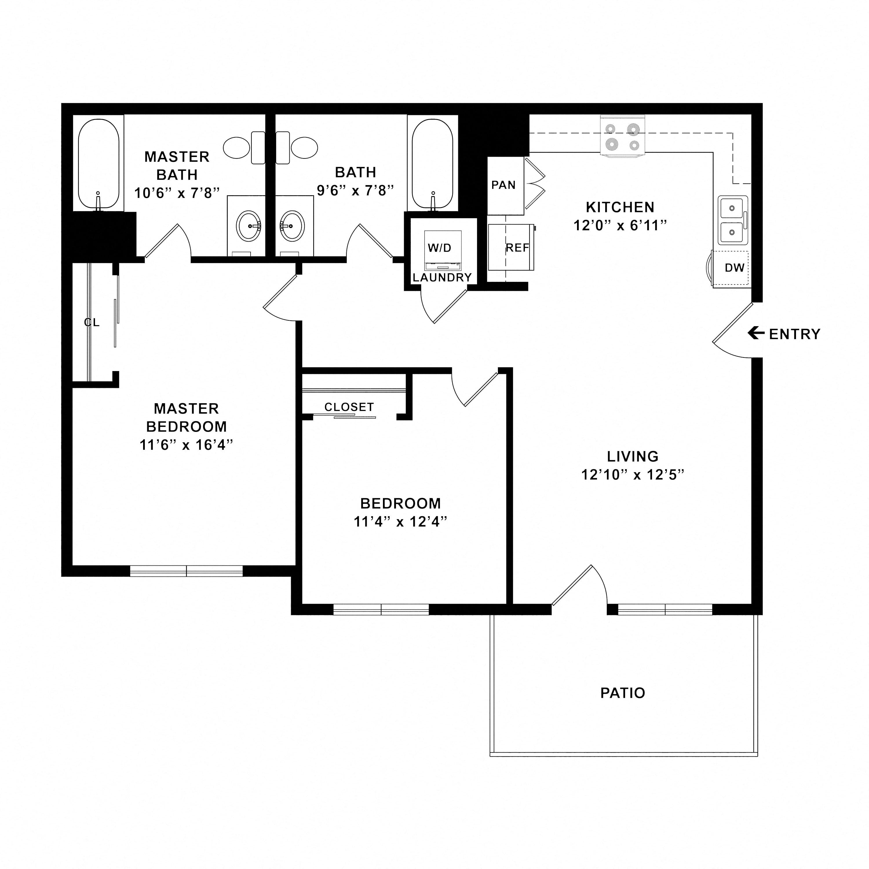 Lily floor plan