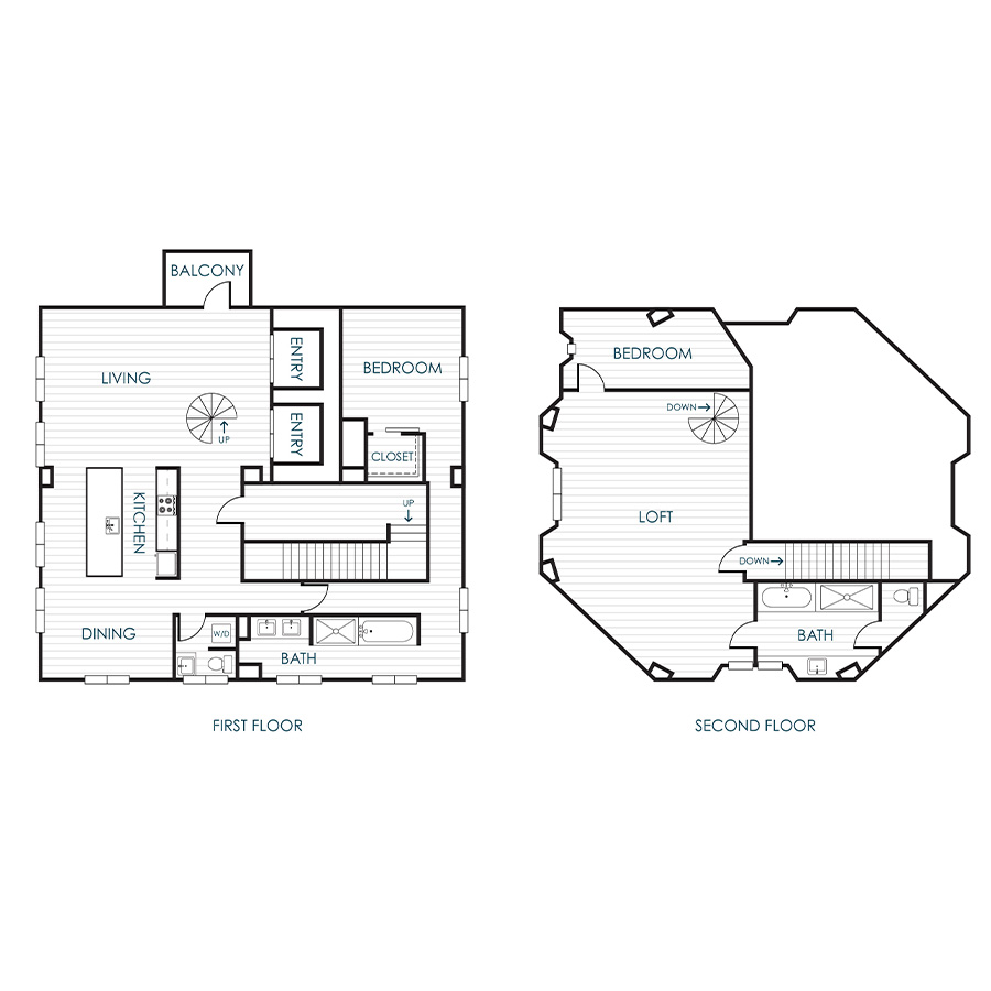 Penthouse 22S floor plan