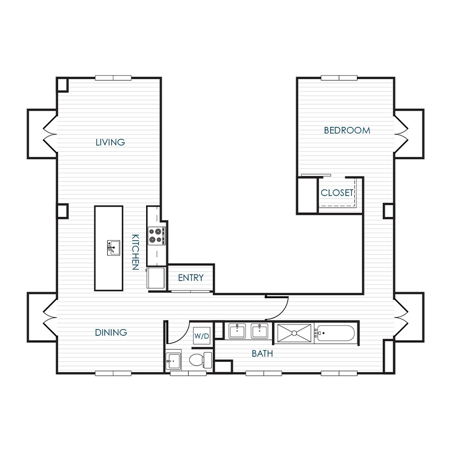 Penthouse 11JJ floor plan
