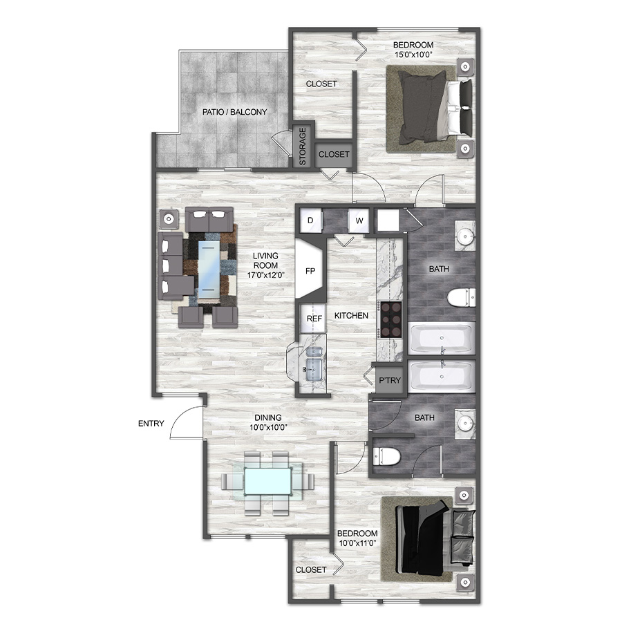 B2 floor plan