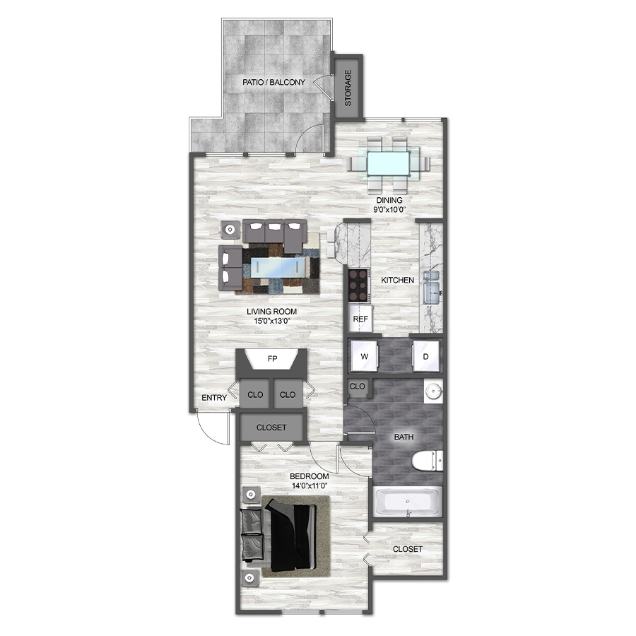 A1 floor plan