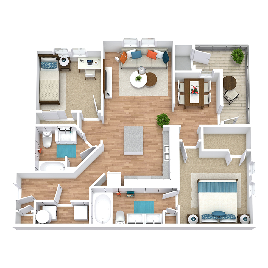 B2-Phase I floor plan