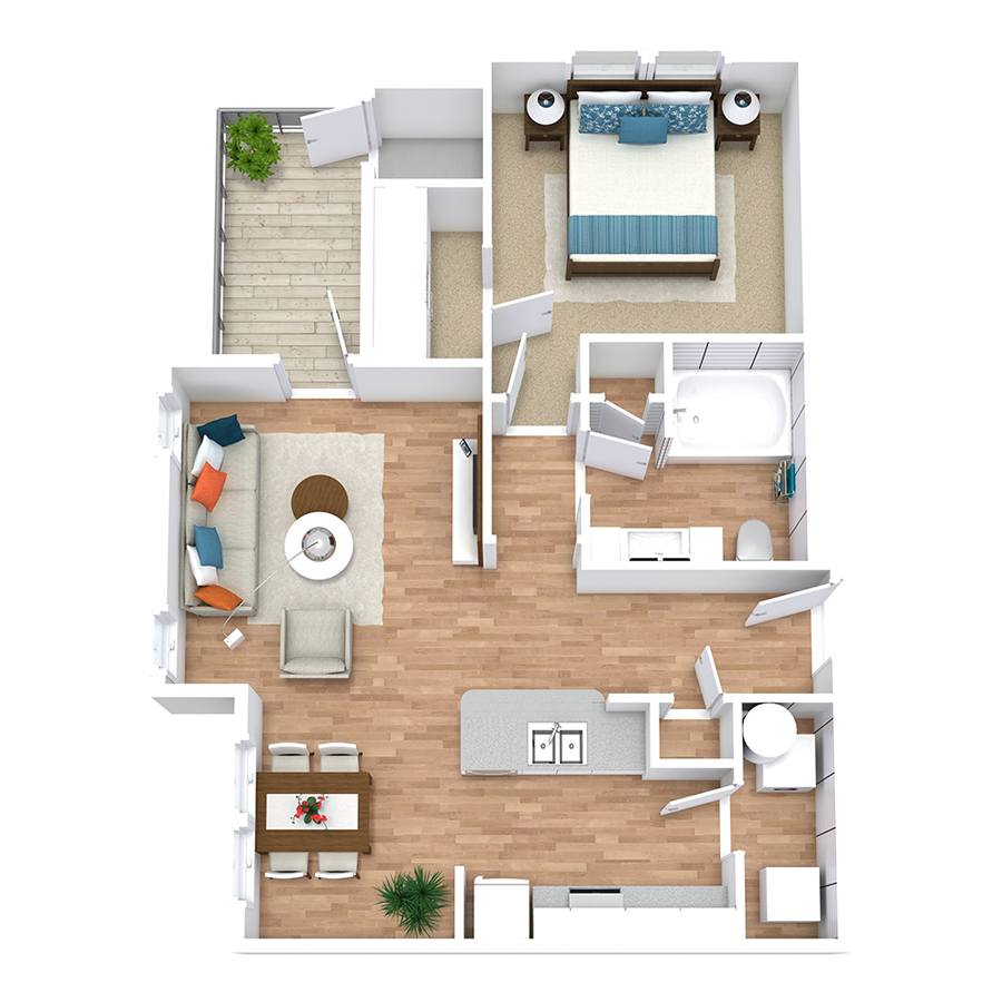 A2-Phase I floor plan