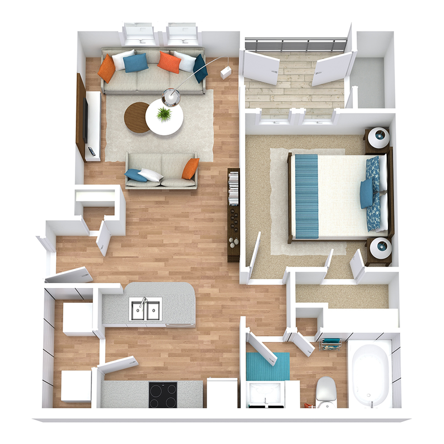 A1-Phase I floor plan